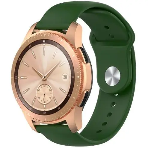 Ремінець DK CDK для Samsung Watch5 (R900 / R905) 40мм 20мм Silicone Sport Band (011908) (virid) - фото 3