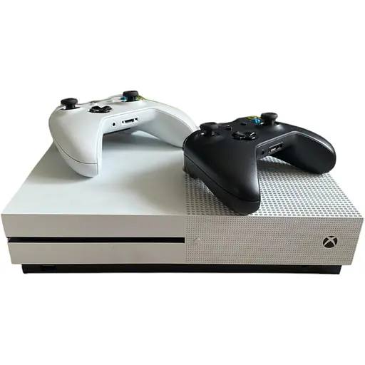 Стационарная геймерская консоль Microsoft Xbox One S 1 ТВ, 2 джойстика, Гарантия