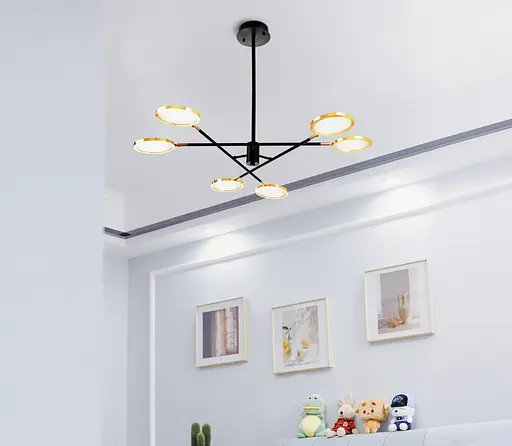 Потолочный светильник Brille подвесной лофт светодиодный BL-891S/6 NW 65W G - фото 9