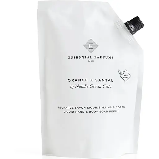 Жидкое мыло для тела и рук Essential Parfums Orange X Santal 500 мл Рефил - фото 1