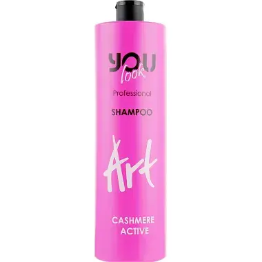 Шампунь You Look Professional ART Cashmere Active Shampoo с экстрактом кашемира для окрашенных волос 1000мл - фото 1