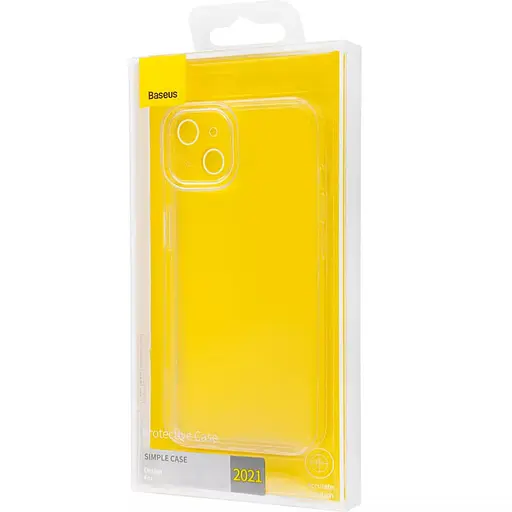 Чохол TPU Baseus Simple для Apple iPhone 14 Plus 6.7 Прозорий - фото 3