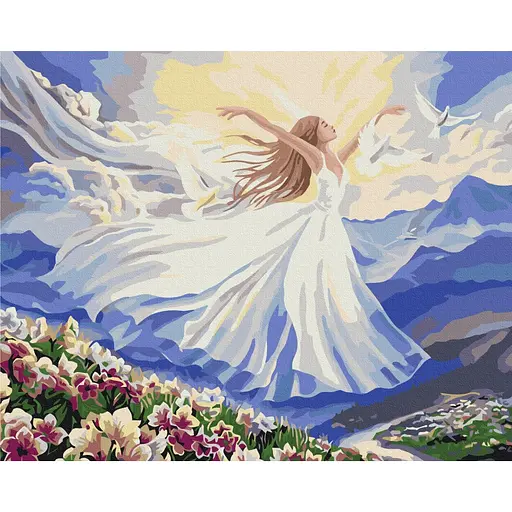 Картина по номерам Нежность в полете Anna Steshenko Brushme 40x50 см разноцветная 000277480 - фото 1