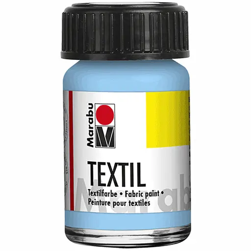 Фарба для світлих тканин (090) Небесно-голуба 15 мл Marabu - фото 1