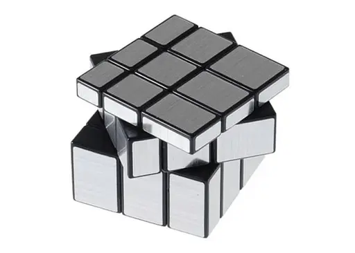 Кубик Ю-Джи Дзеркальний срібний (YJ Mirror Cube silver) (YJ8321) - фото 3
