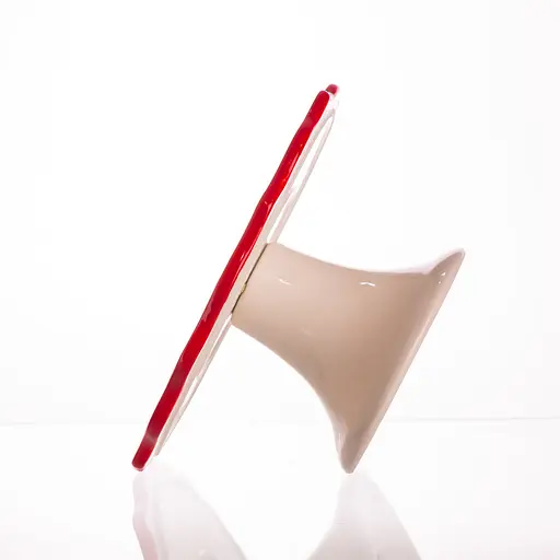 Тортовница фарфоровая Yiwu на ножке New Year Ø21 (см) подставка для торта, капкейков CR-1-6 - фото 3