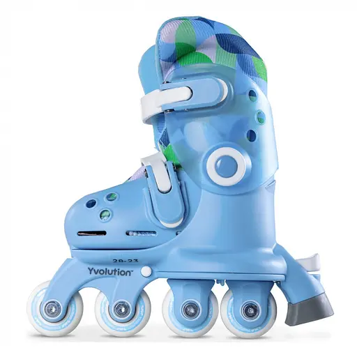 Ролики YVolution Switch Skates Голубые - фото 4