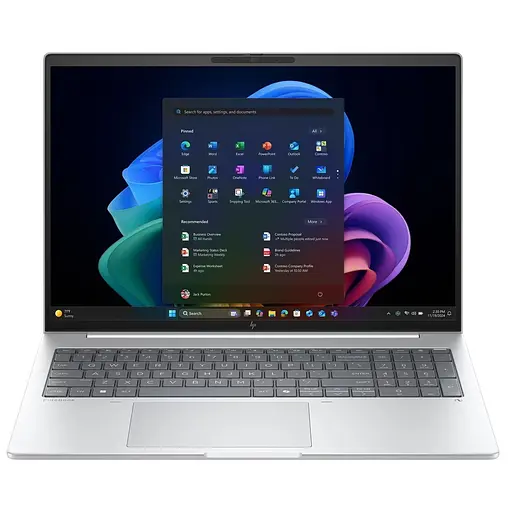 Ноутбук HP 16 EliteBook 8 G1i WUXGA/Intel U5-225U/32GB/1TB/UMA/W11P/Silver (CU0G2ET) - фото 1