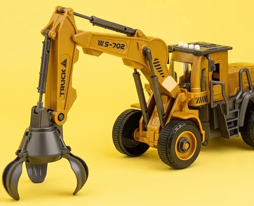 Машинка-конструктор Otamanko Автоконструктор Трактор із грейдером/навантажувач із грейфером для металу 2 в 1 - фото 7