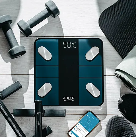 Аналитические весы для ванной комнаты Adler AD 8186 Black - фото 9