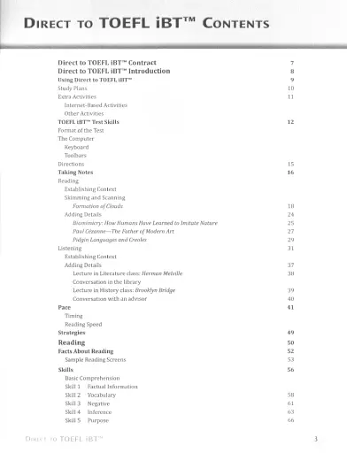 Direct to TOEFL IBT: Student Book + Website Pack - фото 3