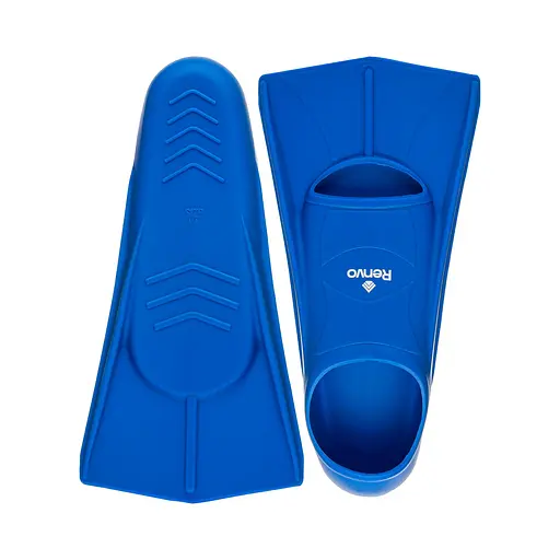 Короткі ласти для тренування в басейні Renvo Frio із закритою п'ятою синій розмір 30-32 (SF100-04 30-32) - фото 5