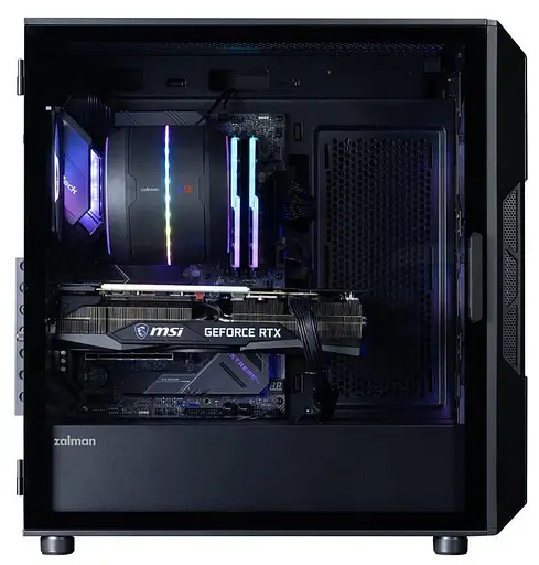 Корпус Zalman I3 Neo V2 Tempered Glass без БЖ Black (I3NEOV2BLACK) - фото 11