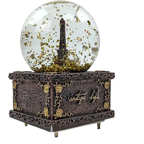 Шар Эйфелева башня музыкальный - фото 1