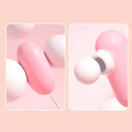 Подвійне вакуумне віброяйце "Вуманайзер" з USB кабелем 10 режимів 5,3 см. Рожевий K000913 - фото 2