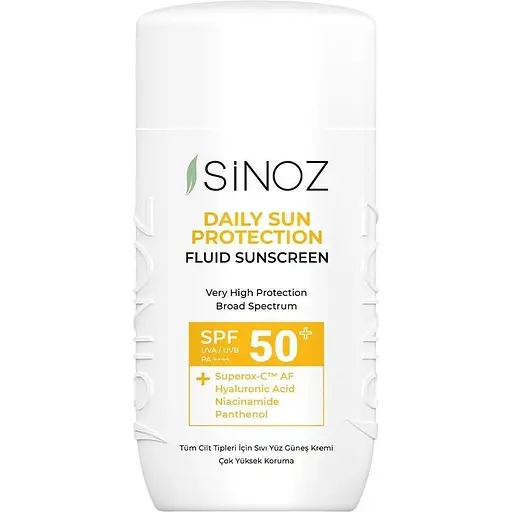 Сонцезахисний флюїд для обличчя Sinoz Daily Sun Protection SPF50+ 50 мл