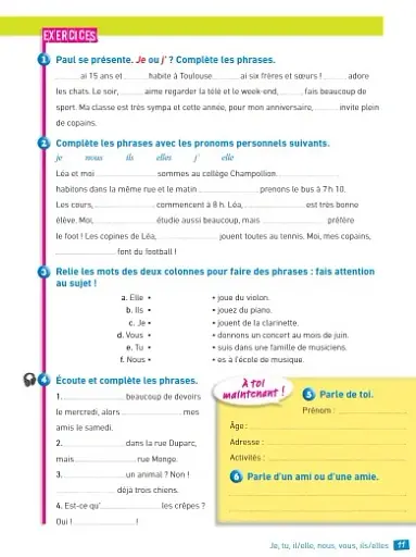 Grammaire point ado A1. Livre + CD audio - фото 7