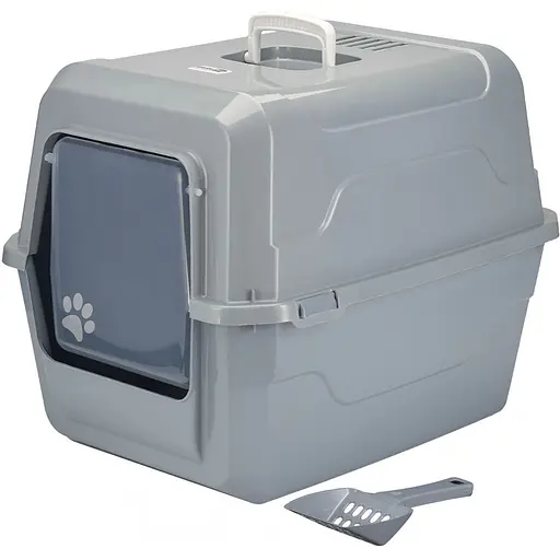 Туалет для кошек AnimAll CNR 143 закрытый серый 