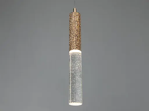 Світлодіодна люстра підвісна золота 8 Вт 4100K - фото 1