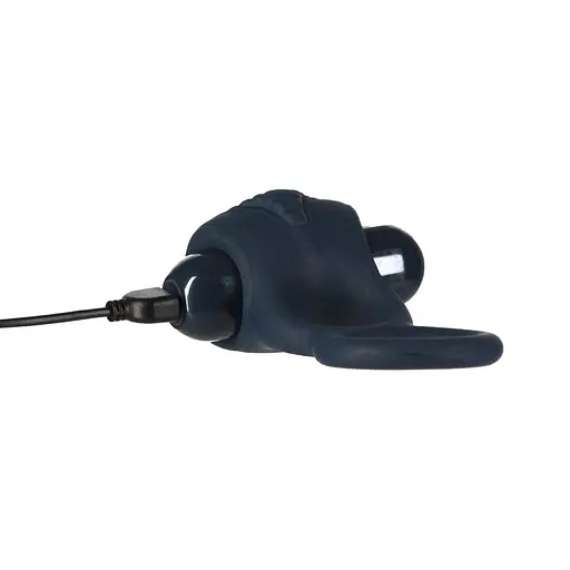 Ерекційне кільце Lux Active Triad Vibrating Dual Cock Ring подвійне з вібрацією пульт д/у - фото 4