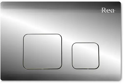 Інсталяція Rea з кнопкою f хром REA-E0019, Хром - фото 2