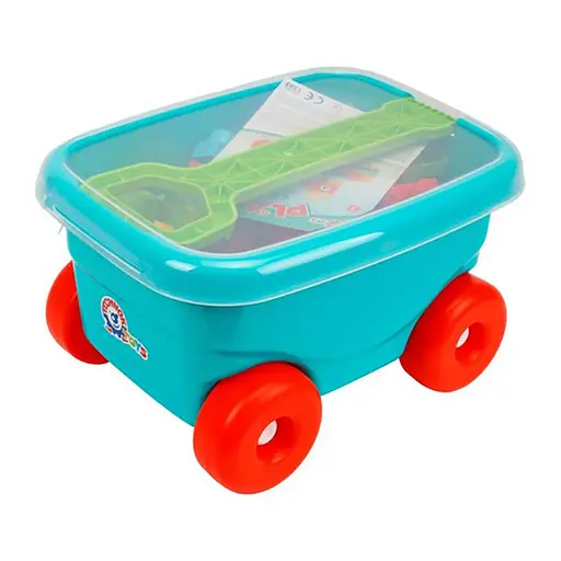 Дитячий конструктор "Візок" 1393TXK 50 деталей - фото 4