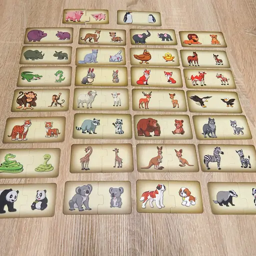 Навчальна гра "Чий малюк?" Artos Games 0451, 30 карток з малюнками - фото 4