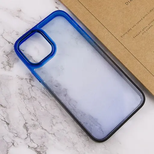 Чехол Epik TPU+PC Fresh sip series для Apple iPhone 11 Pro Max 6.5 Черный/Синий - фото 3