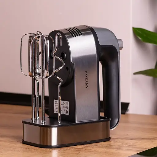 Міксер ручний Sokany SK-6627 350 Вт 5 швидкостей з 2 насадками - фото 6