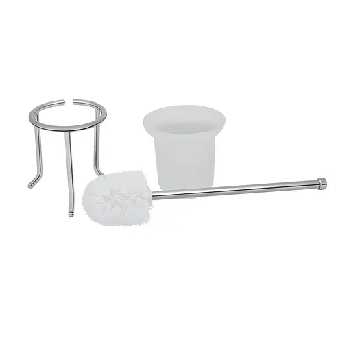 Йоржик для унітазу підлоговий Kroner KRM Rizze - ACG323 CV022911, Хром - фото 3