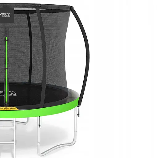 Батут с внутренней сеткой 4FIZJO Premium 10FT 312 см 4FJ0365 Black/Green (P-5907739314178) - фото 3