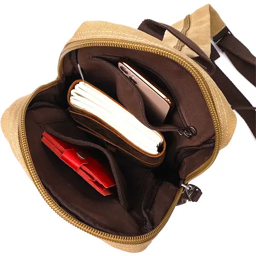 Текстильный рюкзак Vintage 23х30х10 см sum0023462 - фото 5