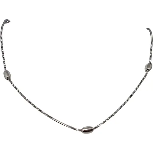 Серебряное колье Аметист 2204819 78