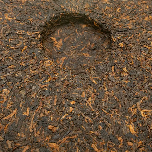 Шу Пуэр Императорский Гун Тин с горы Ибан 2003 г - блинчик, 357г - фото 10