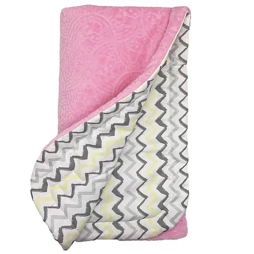 Плед детский МС 110612-14 трикотаж, розовый 78 х 90 см