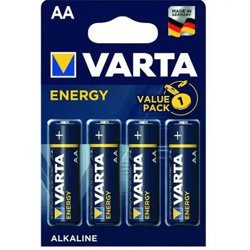 Батарейка Varta Energy AA BLI 4 Alkaline LR6 (1479) - фото 1