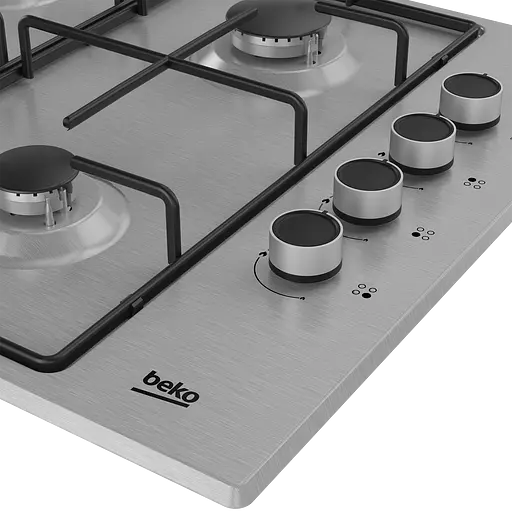Газовая варочная поверхность Beko HIGG 64123 SX (6788125) - фото 5