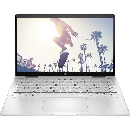 HP Ноутбук Pavilion x360 14-ek2002ru 14" FHD IPS Touch, Intel 7-150U, 16GB, F1024GB, UMA, DOS, серебристый