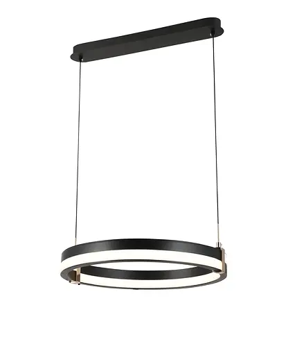 Підвісна LED-люстра G 2919/500D 108W Чорний+Золото