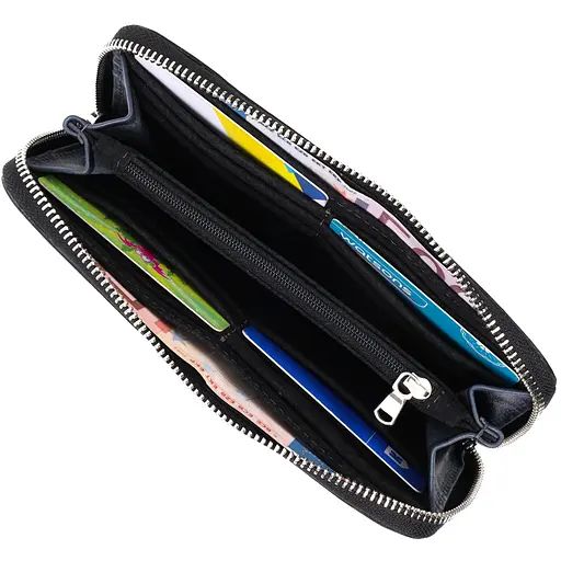 Шкіряний чоловічий гаманець Grande Pelle 19.5х10х2.2 см acs0026944 - фото 5