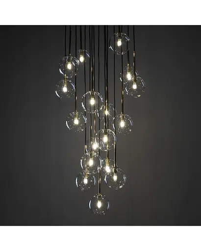 Підвісний світильник TK Lighting 5945 Nilos G9 17x6W IP20 Bk - фото 3