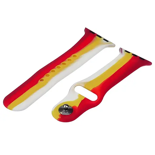 Ремешок силиконовый Rainbow для Apple Watch Sport Band 42/44 мм цвет 07 размер S - фото 1