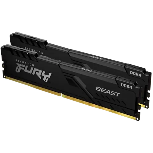 Оперативная память Kingston Fury 32GB (2x16) DDR4 3200MHz Beast Black (KF432C16BBK2/32)