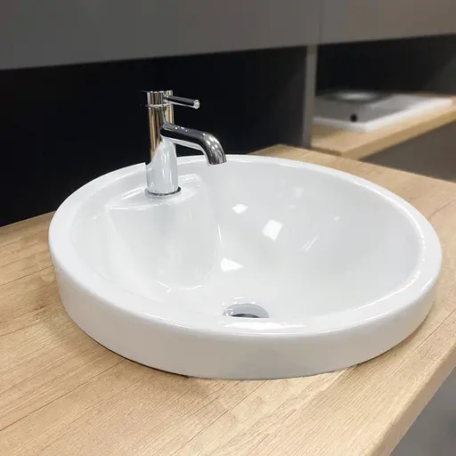 Умивальник VBI Pianette white врізний VBI-018015, Білий - фото 4