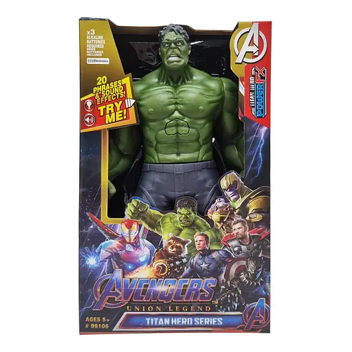 Игровая фигурка Marvel Bambi 99106 со светом и звуком Халк