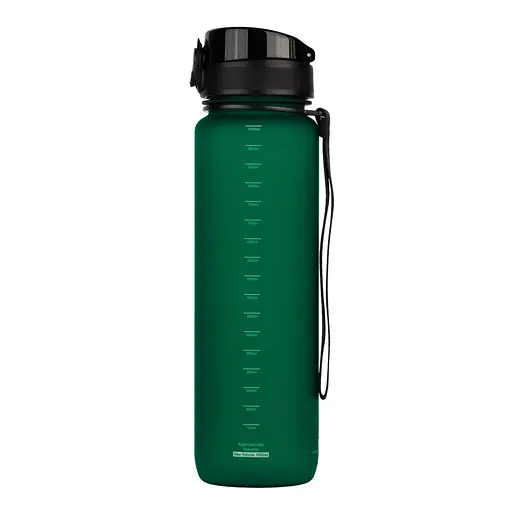 Бутылка для воды UZSPACE 3038(Dark-Green) 1000 мл, темно-зеленая - фото 2