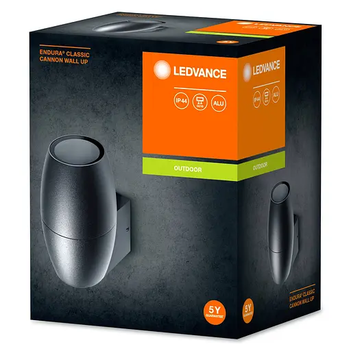 LEDVANCE Cвітильник GU10 фасадний IP44 EENDURA CANNON WALL UP чорний - фото 5