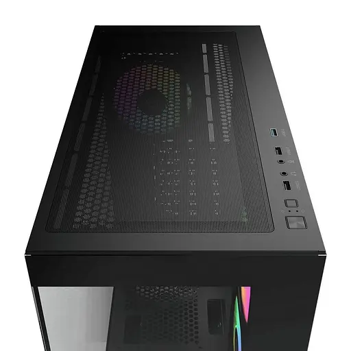 Корпус OCYPUS GAMMA C72 BK ARGB (GAMMA-C72-BKD400XX-GL) Без БП - фото 2