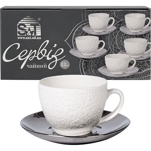  Сервіз чайний S&T Silver Kurumi 12 предметів (04-001-007) - фото 1