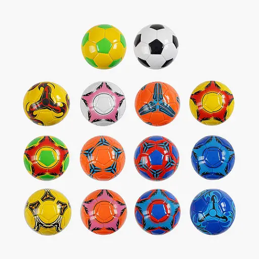 М’яч футбольний, C70165, 95-100 г, матеріал PVC, балон гумовий, розмір №2 (В асортименті) - фото 2